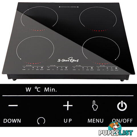 5 Star Chef Electric Induction Cooktop Ceramic