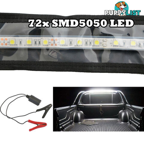 FLEXIBLE LED CAMPING LIGHT 5050 SMD CARAVAN BOAT WATERPROOF BAR STRIP 12V 1.3M