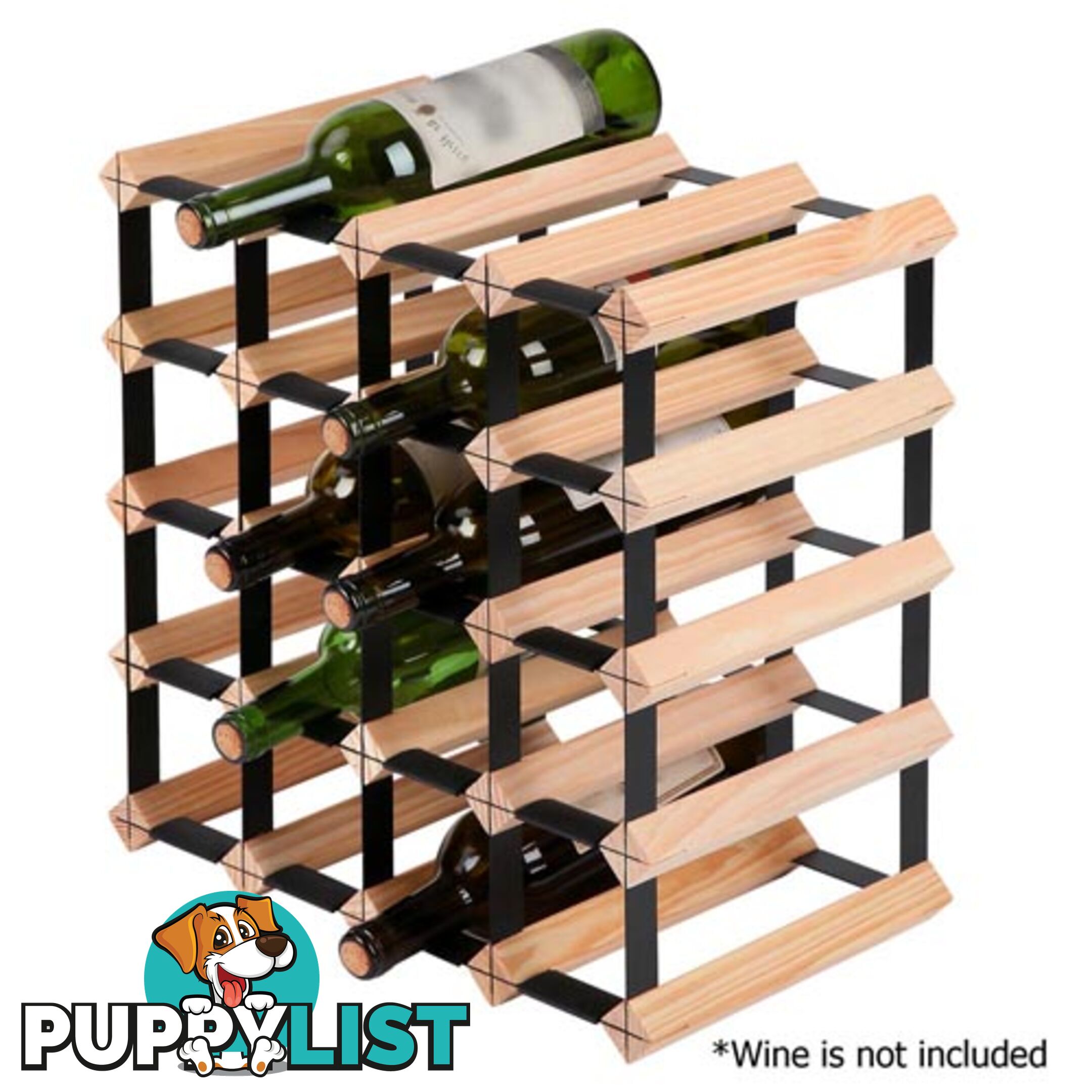 Timber Wine Rack 20 Bottles