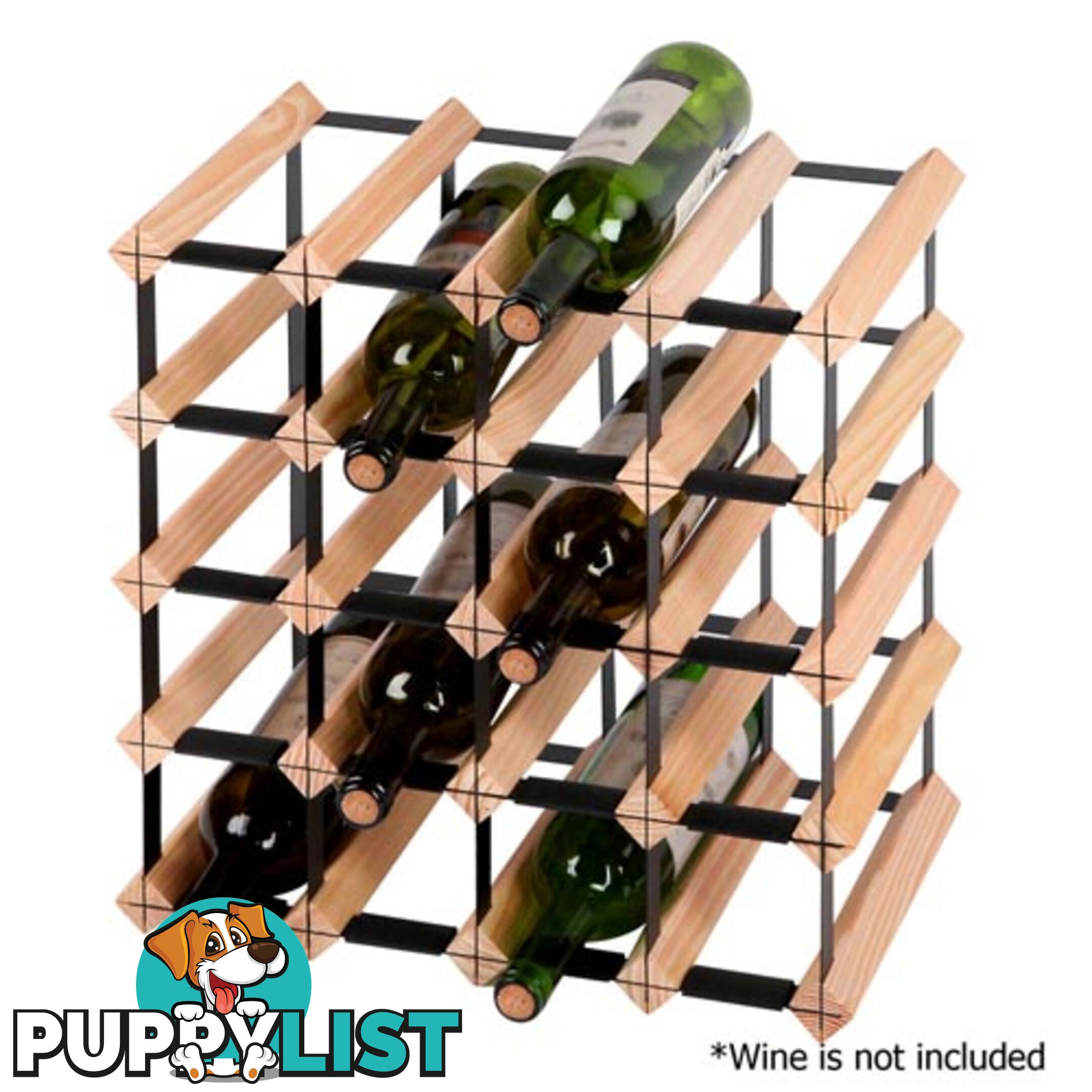 Timber Wine Rack 20 Bottles