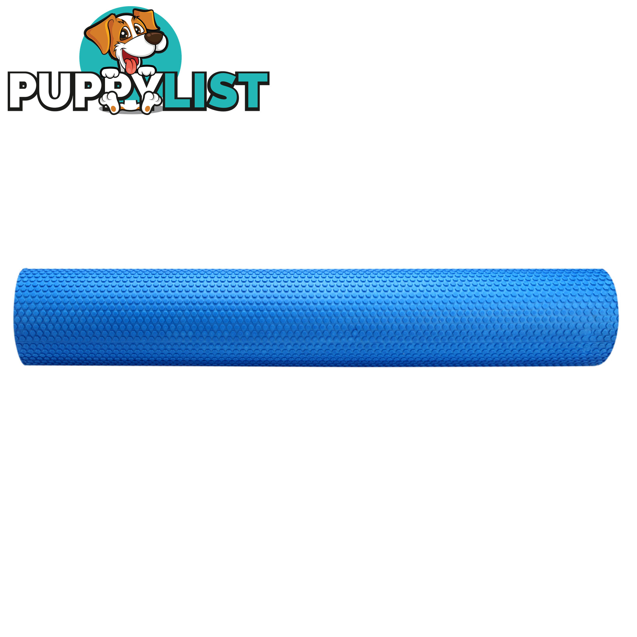 Yoga Gym Pilates EVA Stick Foam Roller Blue 90 x 15cm