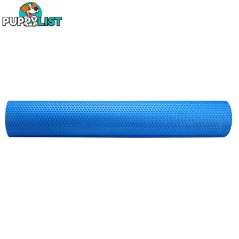 Yoga Gym Pilates EVA Stick Foam Roller Blue 90 x 15cm