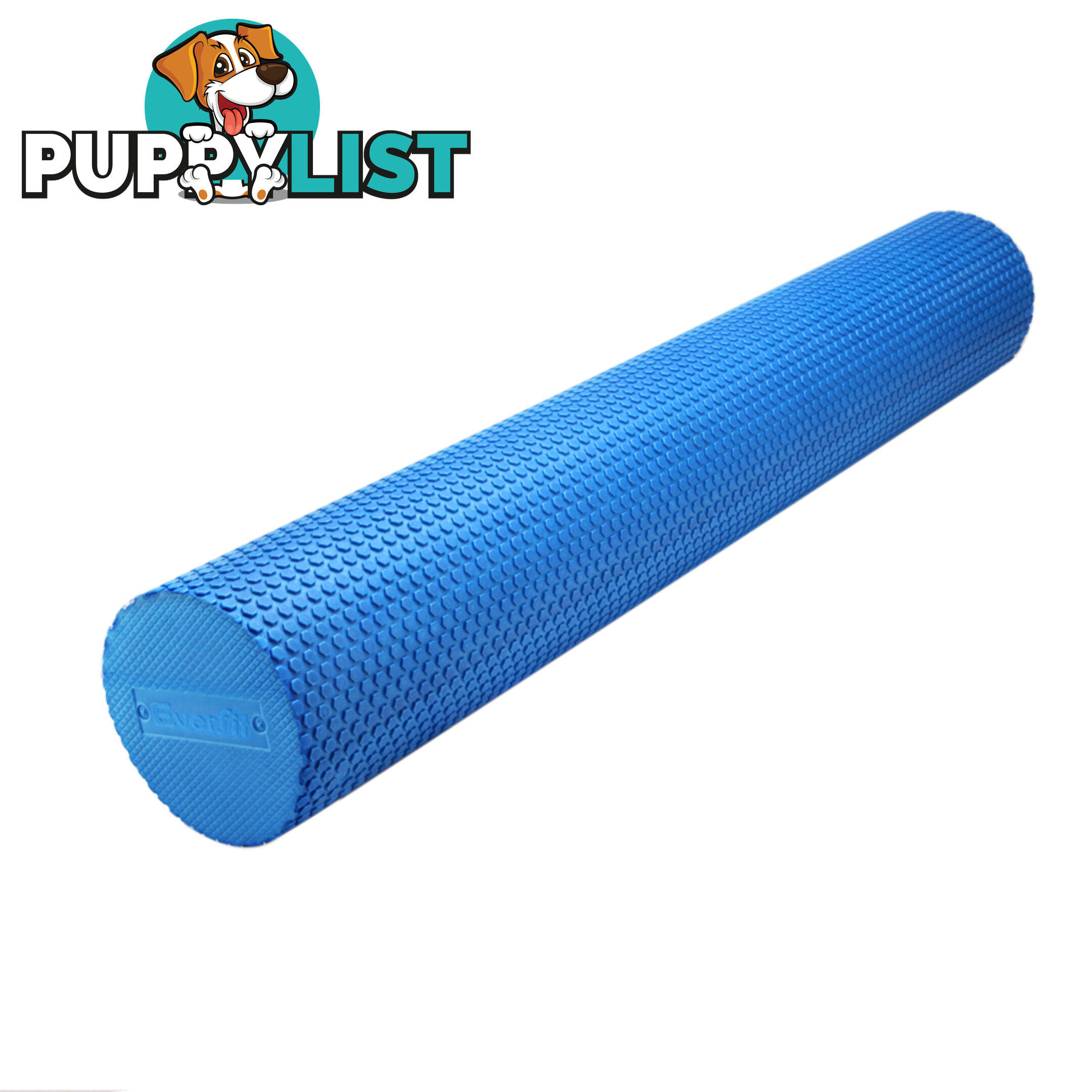 Yoga Gym Pilates EVA Stick Foam Roller Blue 90 x 15cm