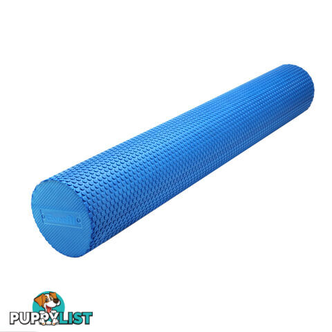 Yoga Gym Pilates EVA Stick Foam Roller Blue 90 x 15cm