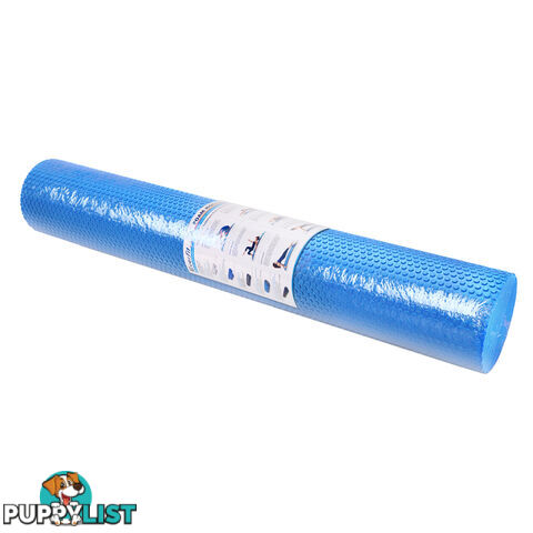 Yoga Gym Pilates EVA Stick Foam Roller Blue 90 x 15cm