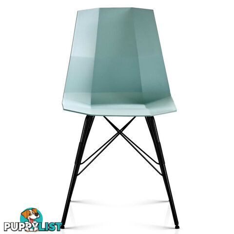 Set of 2 Eames Replica Contour Dining Chair