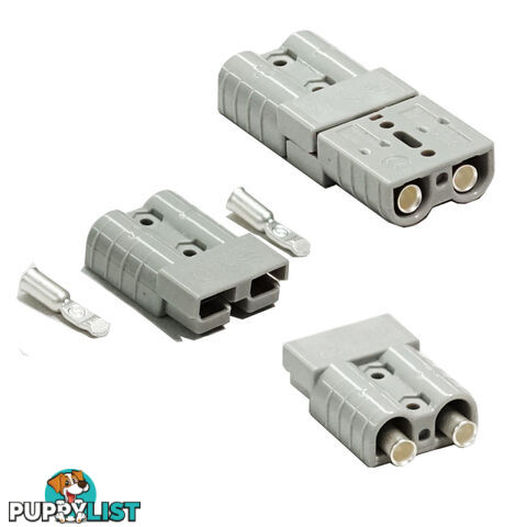 5X Premium Anderson Style Plug 50AMP Exterior Connector DC Power SOLAR CARAVAN