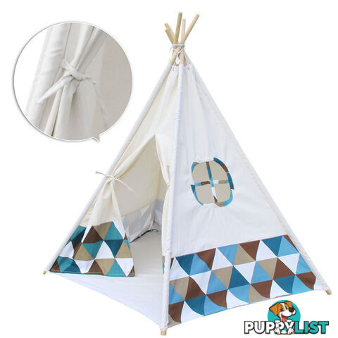 5 Poles Teepee Tent w/ Storage Bag