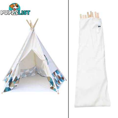 5 Poles Teepee Tent w/ Storage Bag