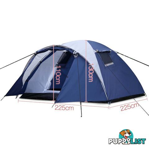 Weisshorn 4 Person Double Layer Camping Tent