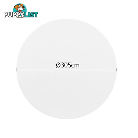 4 Pcs Wedding Table Cloth Round 305cm White