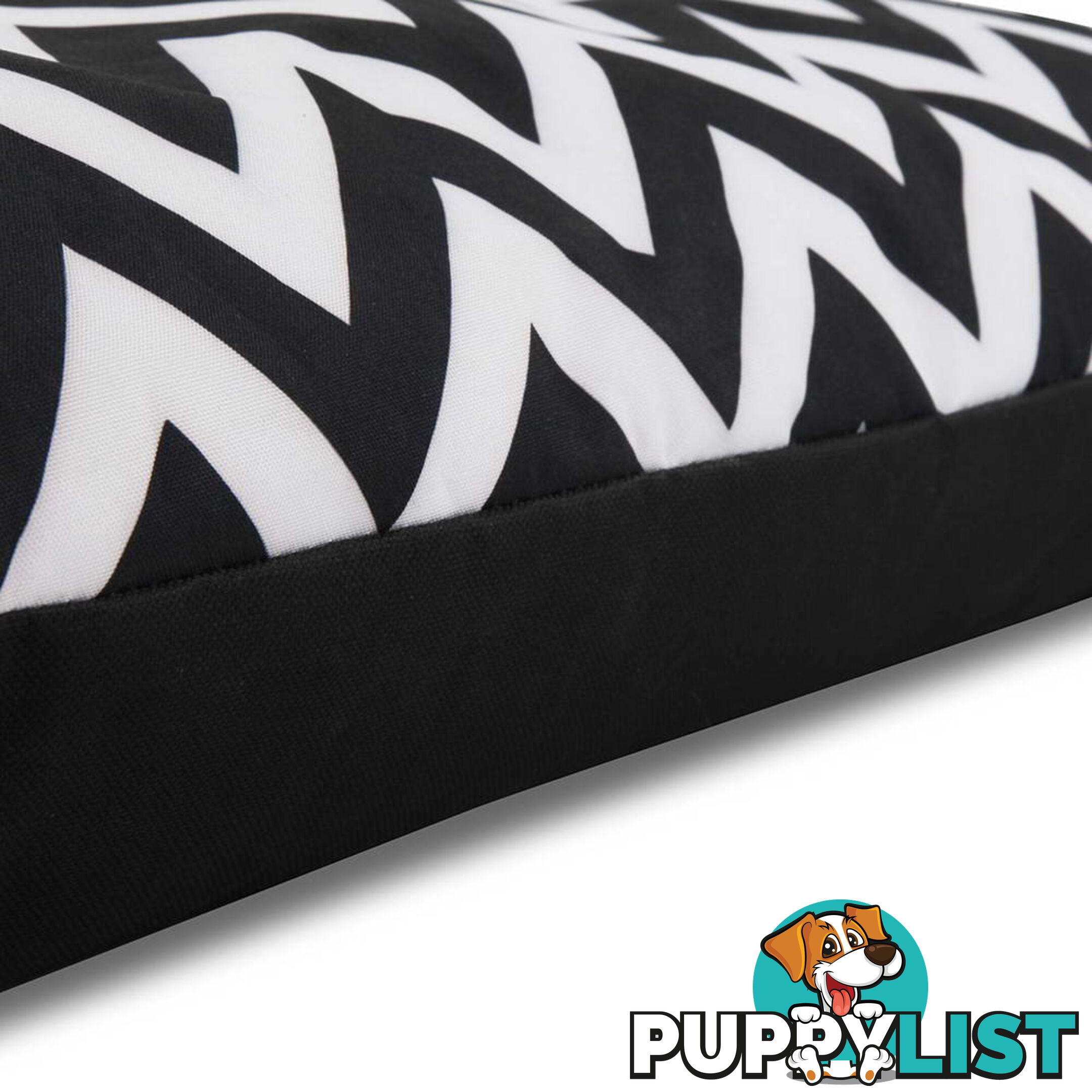 Washable Wavy Stripe Heavy Duty Pet Bed - XLarge