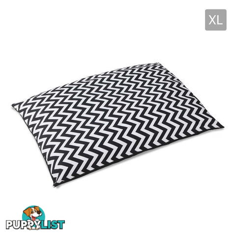 Washable Wavy Stripe Heavy Duty Pet Bed - XLarge