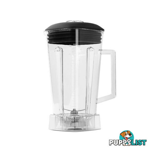 2-in-1 Food Processor & Blender 2L - Red