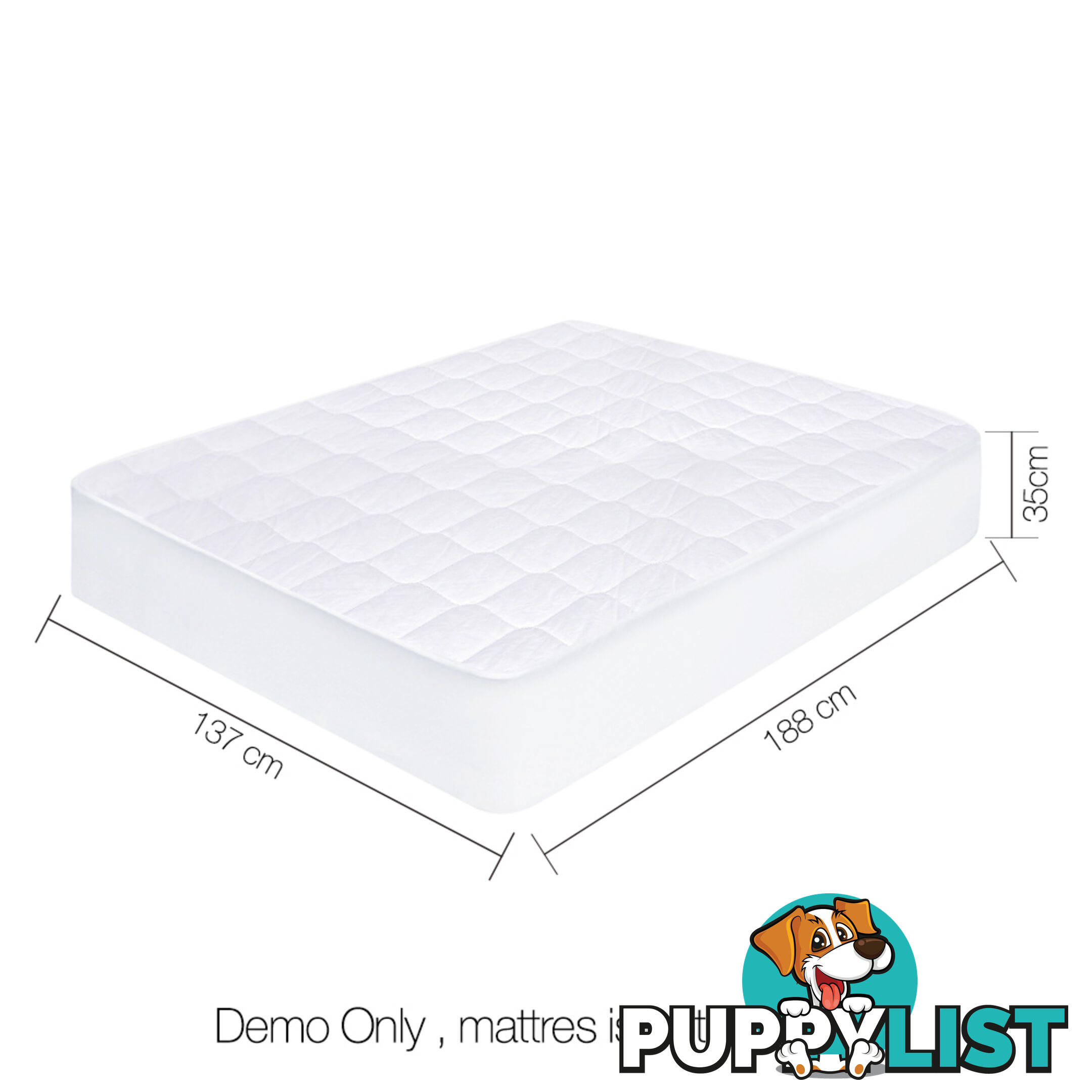 Cotton Cover Mattress Protector _ÑÐ Double