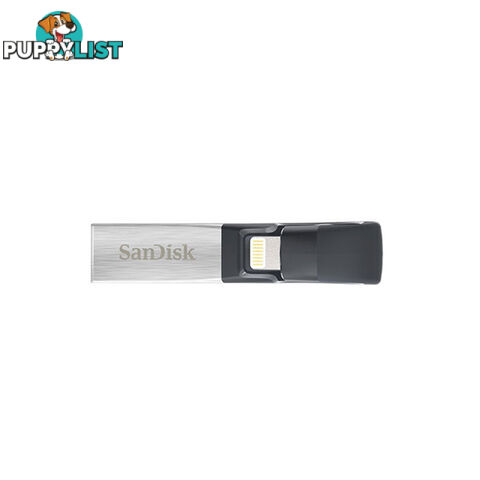 SANDISK IXPAND FLASH DRIVE SDIX30N 128GB GREY IOS USB 3.0  (SDIX30N-128G)