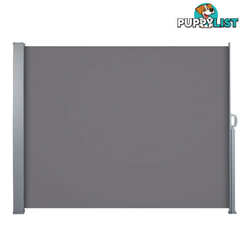 Retractable Side Awning Shade 180cm Grey