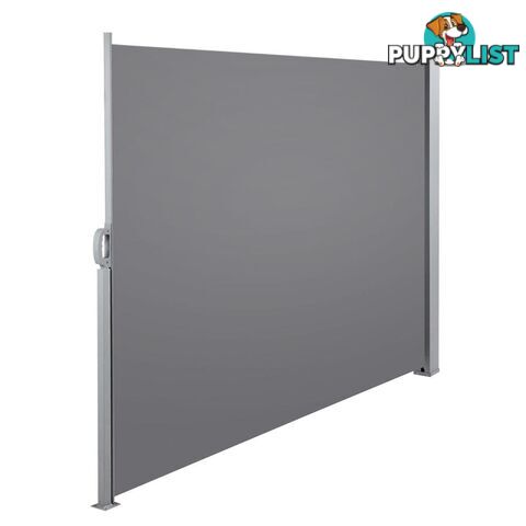 Retractable Side Awning Shade 180cm Grey