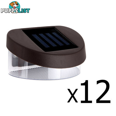 Set of 12 Solar Fence Light