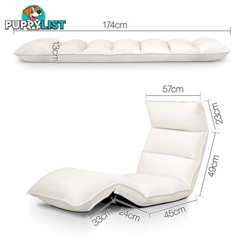 Lounge Sofa Chair - 375 Adjustable Angles _ÑÐ Ivory