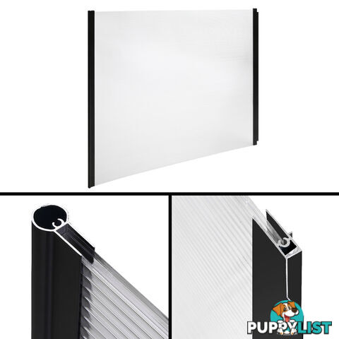 DIY Window Door Awning Cover Transparent 100 x 200cm