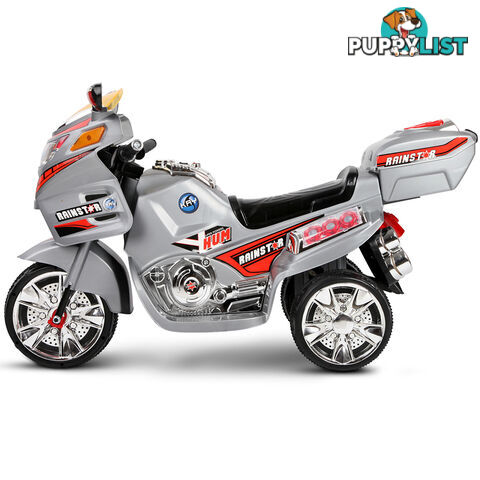 Kids Ride on Motorbike Silver Red