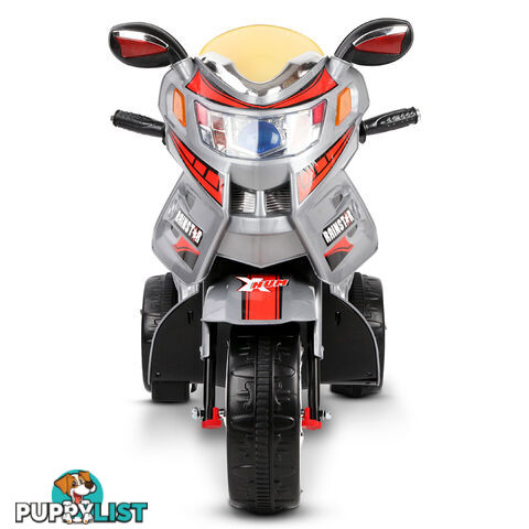 Kids Ride on Motorbike Silver Red