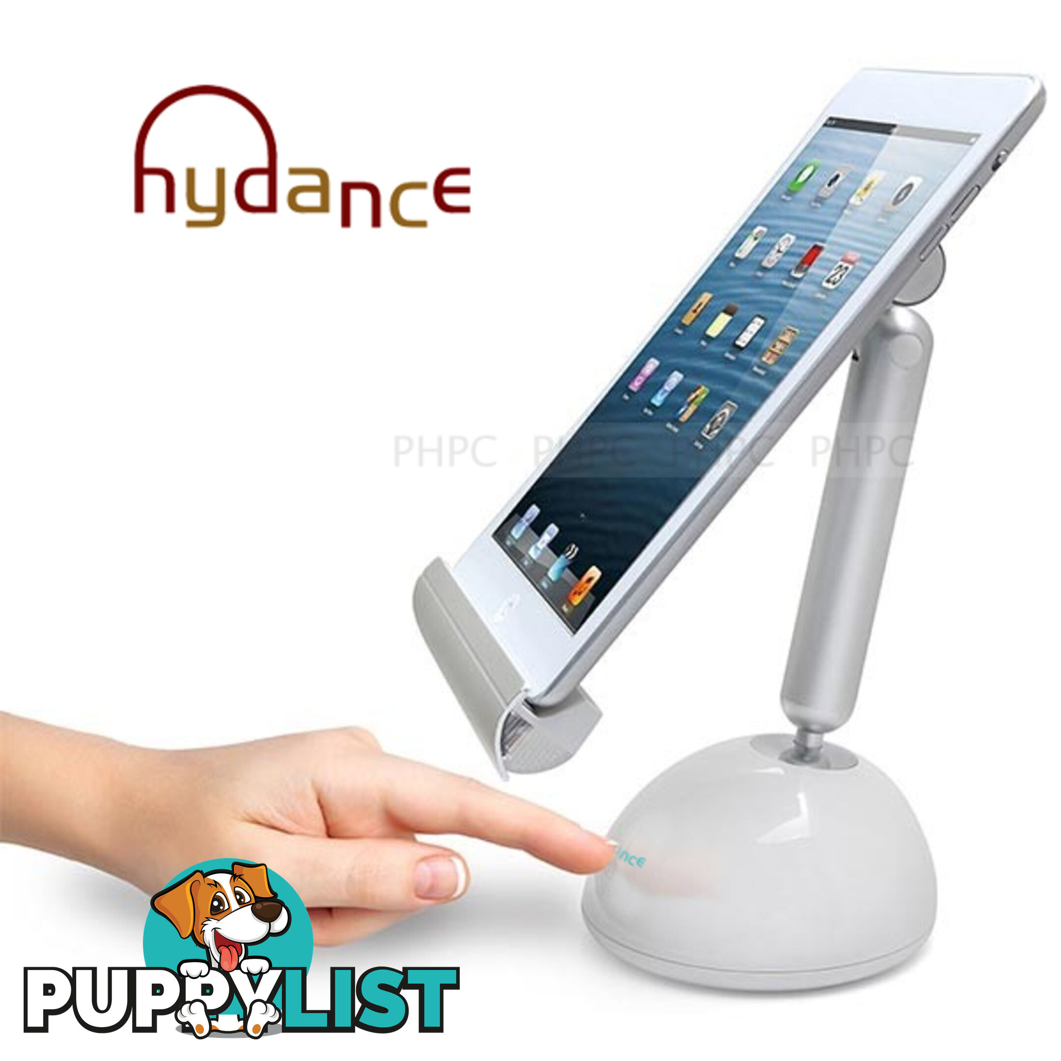 Hydance Deluxe Tablet Stand with LED Light