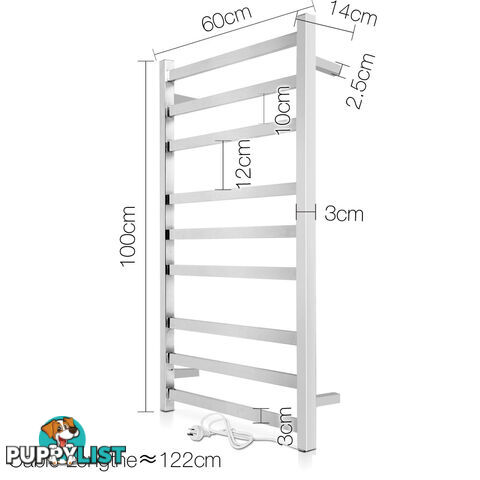 Electric Heated Towel Rail - Large