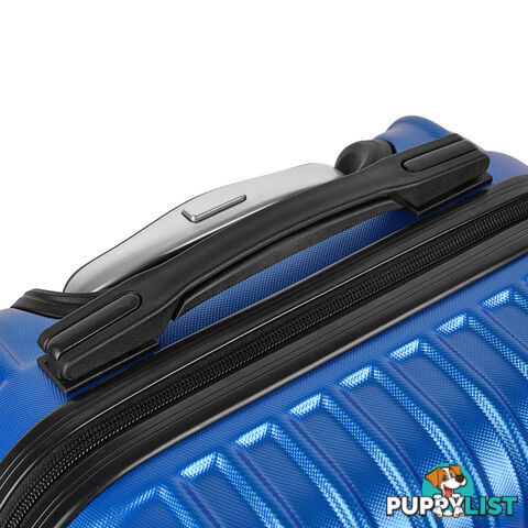 Set of 2 Hard Shell Travel Luggage with TSA Lock - Blue