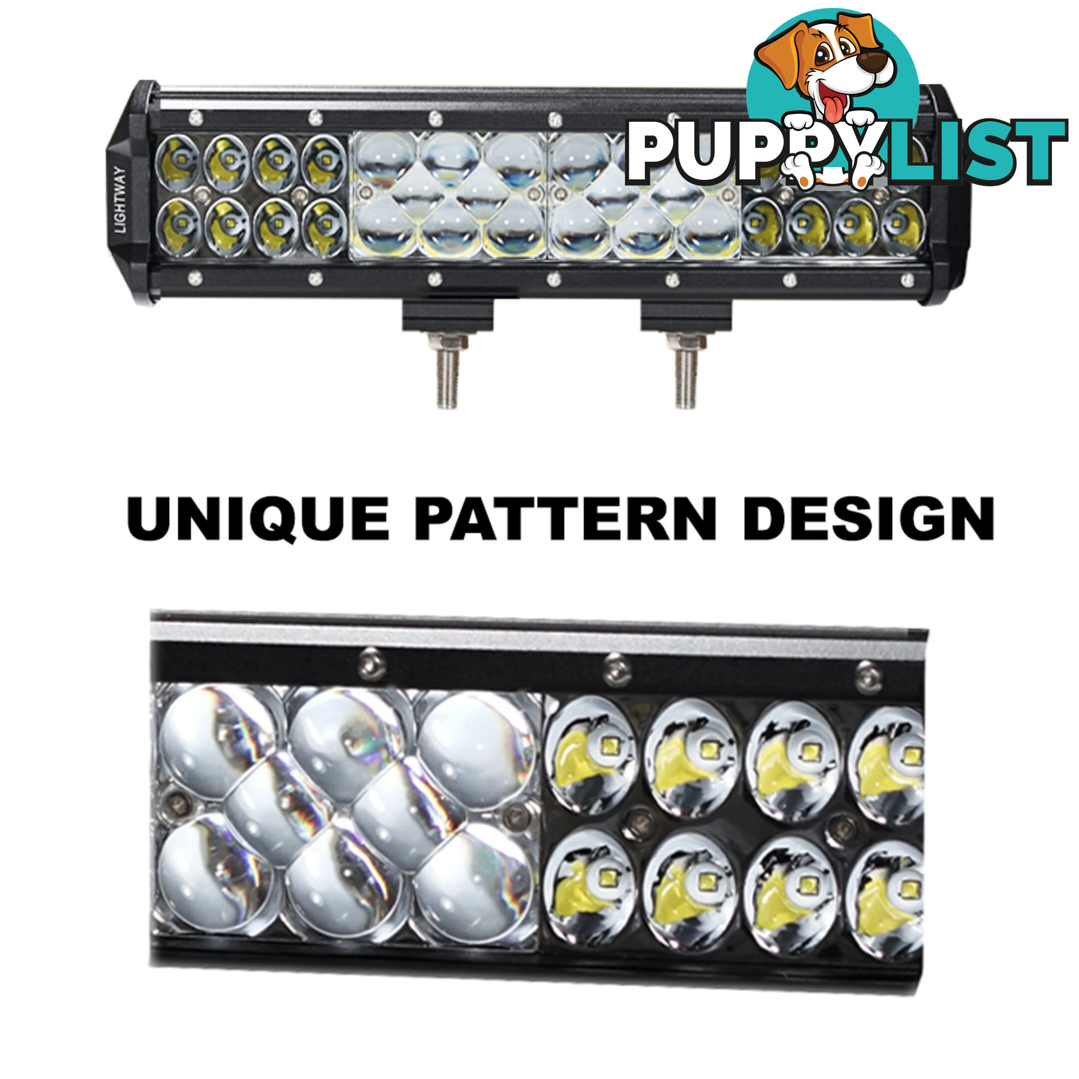 12inch 224W LED Light Bar Flood Spot Combo Work Driving Lamp SUV ATV 4WD Unique