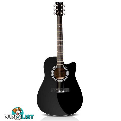 41" Steel-Stringed Acoustic Guitar Black