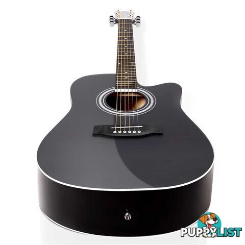 41" Steel-Stringed Acoustic Guitar Black