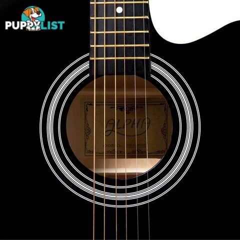 41" Steel-Stringed Acoustic Guitar Black