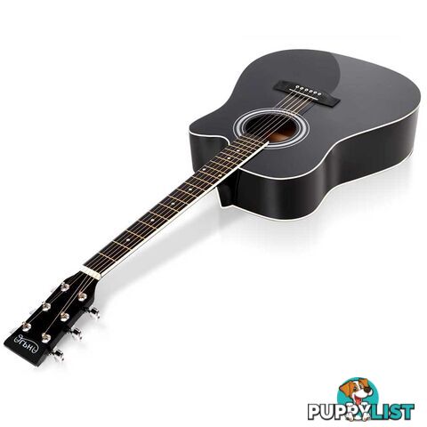 41" Steel-Stringed Acoustic Guitar Black