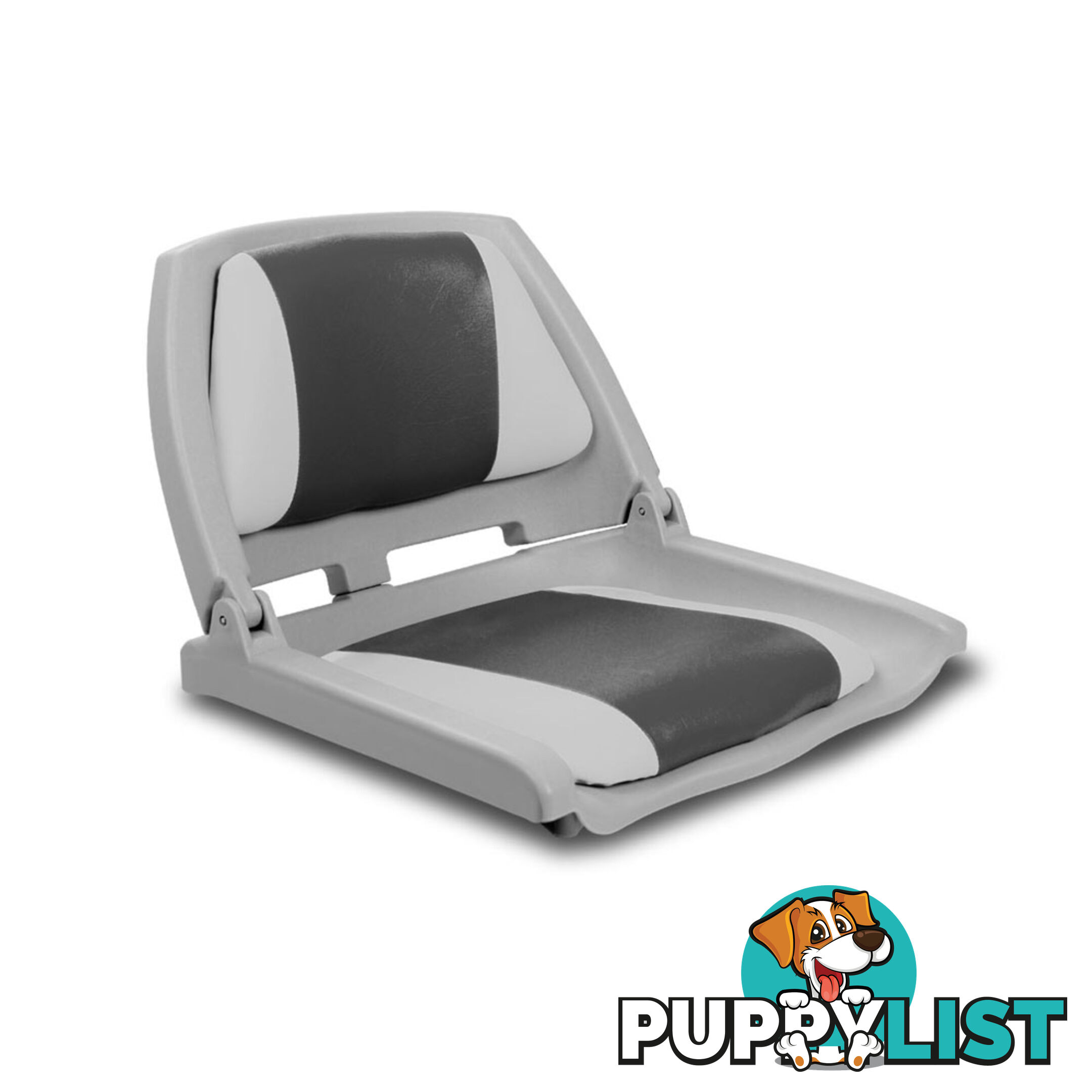 Swivel Folding Marine Boat Seat Grey Charcoal