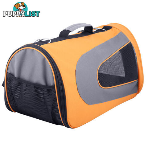 Pet Dog Cat Carrier Travel Bag Large Orange