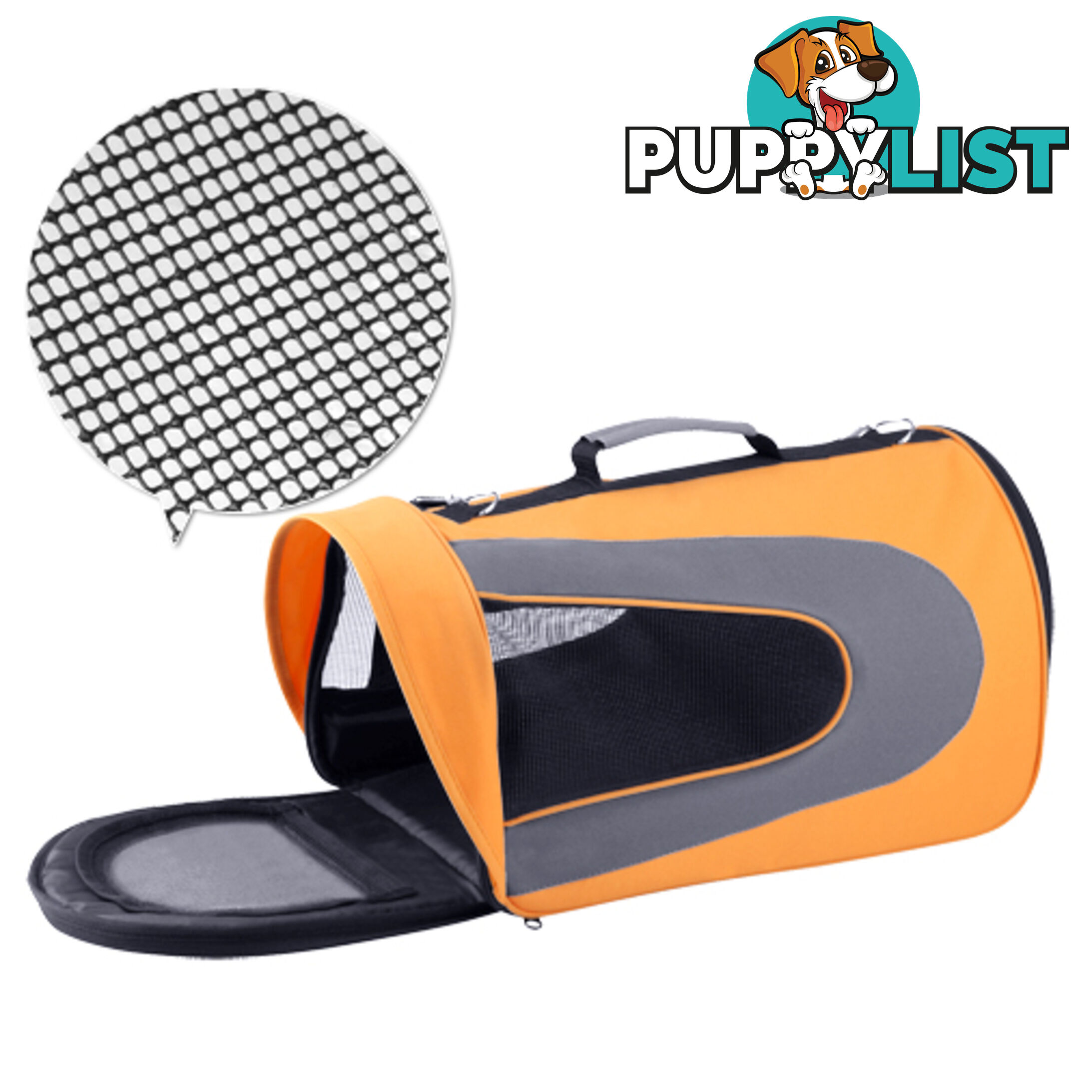 Pet Dog Cat Carrier Travel Bag Large Orange