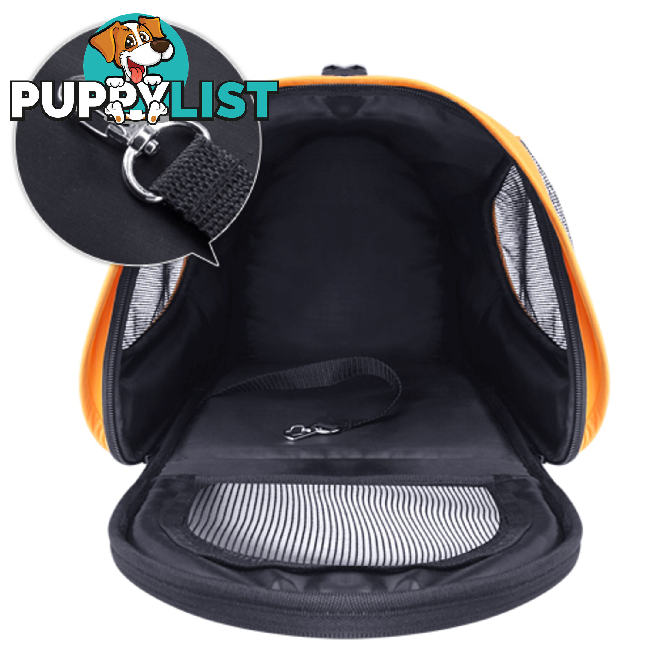 Pet Dog Cat Carrier Travel Bag Large Orange