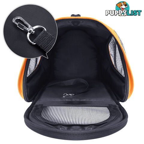 Pet Dog Cat Carrier Travel Bag Large Orange