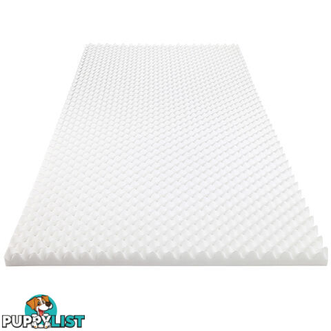 Deluxe Egg Crate Mattress Topper 5 cm Underlay Protector Single