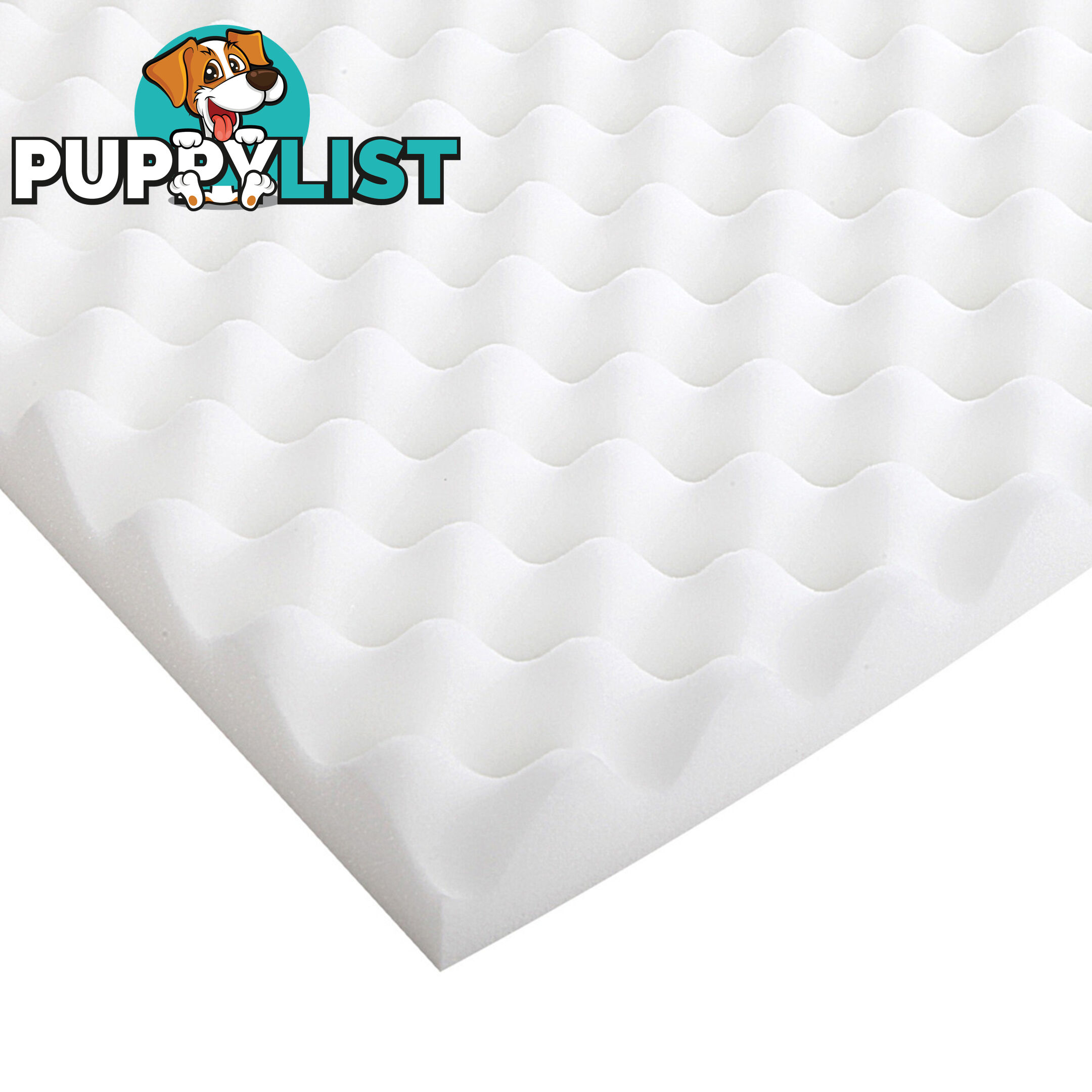 Deluxe Egg Crate Mattress Topper 5 cm Underlay Protector Single