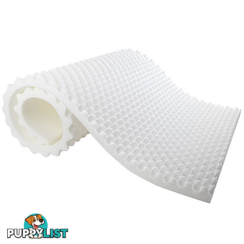 Deluxe Egg Crate Mattress Topper 5 cm Underlay Protector Single