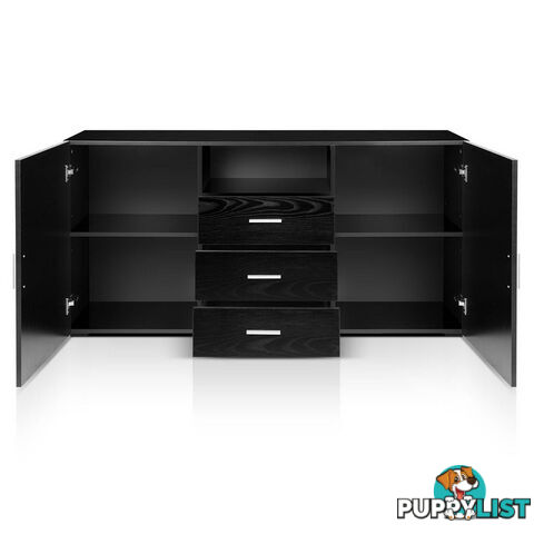 Buffet Sideboard Cabinet - Black