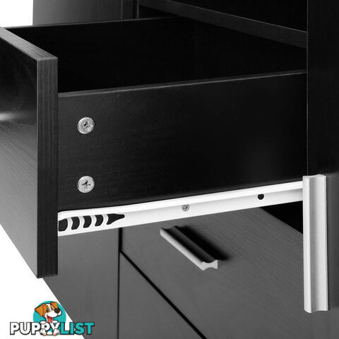 Buffet Sideboard Cabinet - Black