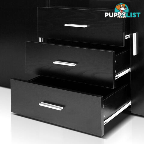 Buffet Sideboard Cabinet - Black