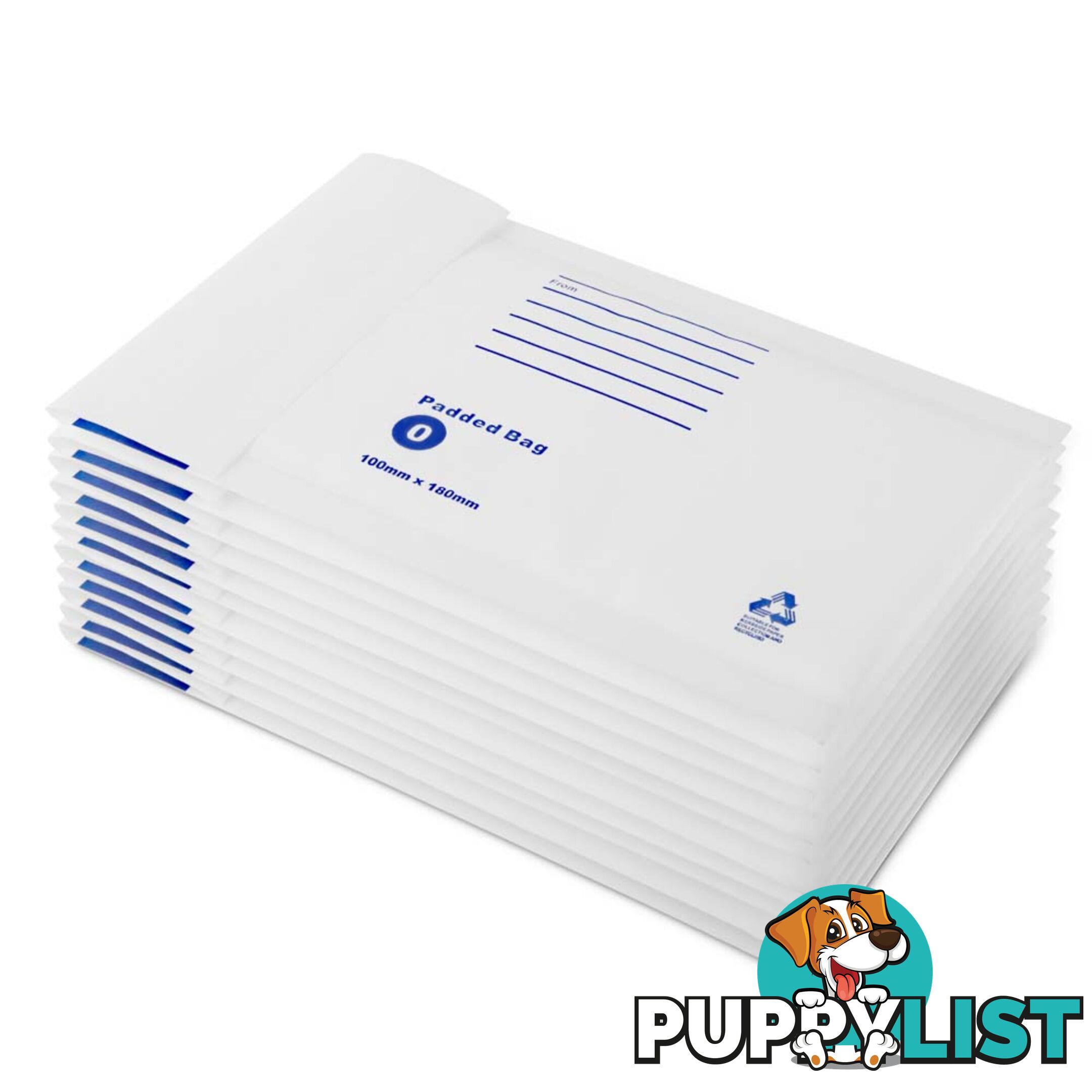 Bubble Padded Mail Envelopes 200pcs 100mm x 180mm