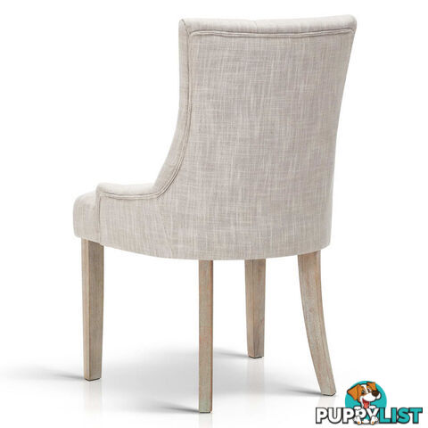 French Provincial Dining Chair - Beige