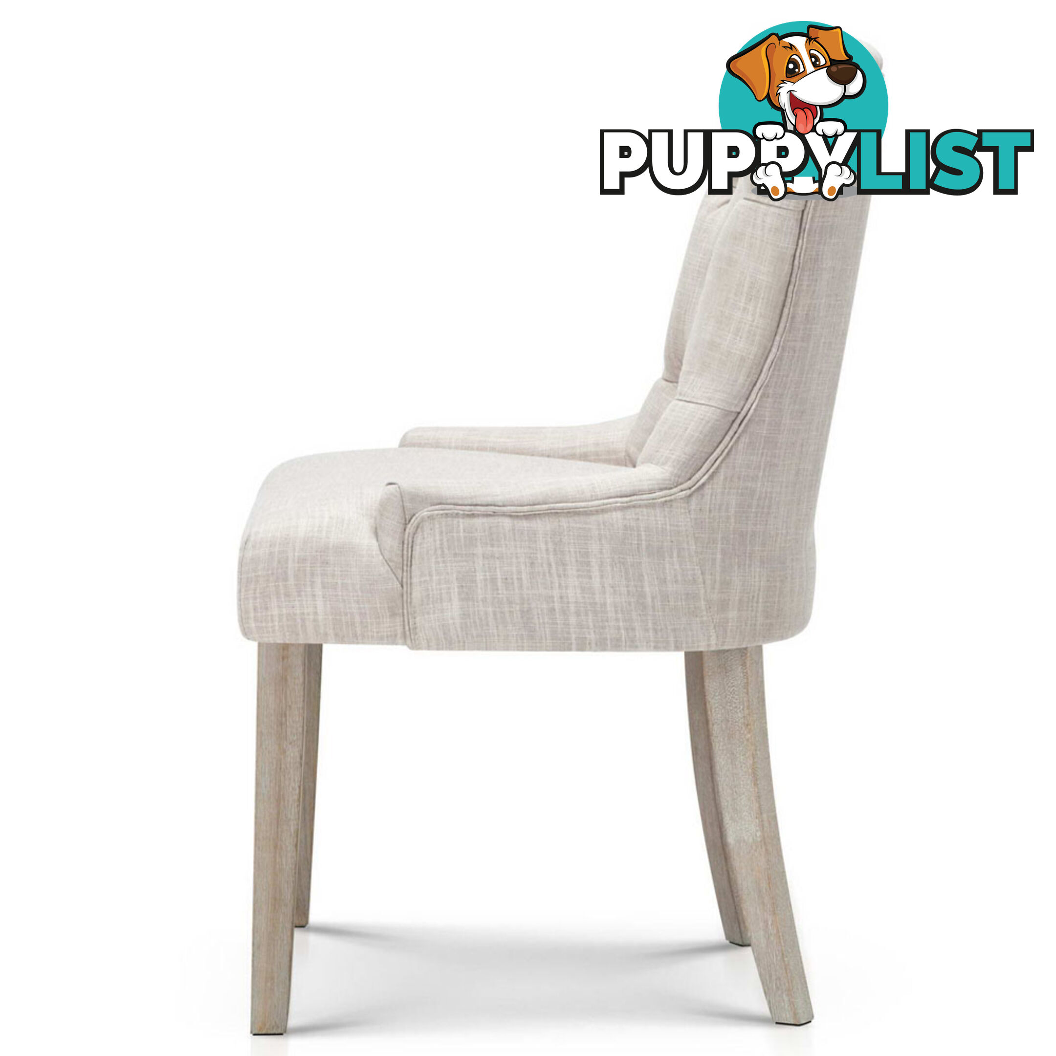 French Provincial Dining Chair - Beige