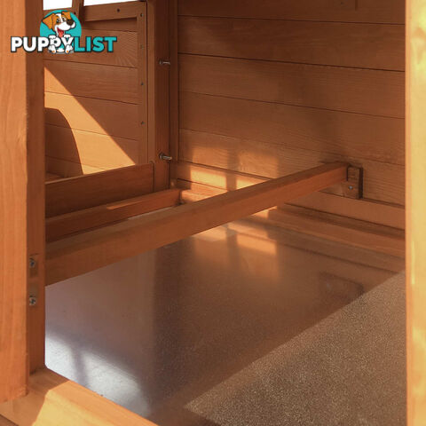 Wooden Pet Hutch with Nesting Box